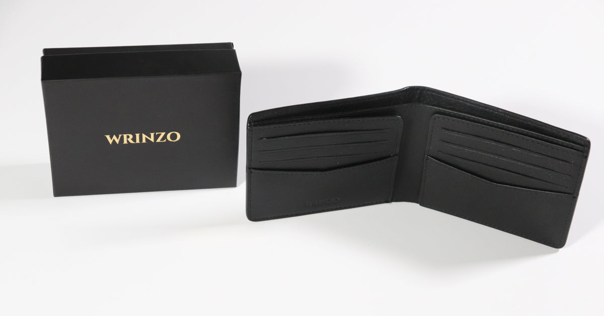 Full Grain Leather RFID Wallet for Men with Upgrade Privilege Hand-finished edges • Hidden pocket • Fits international banknotes • Up to 200% Upgrade Credit* Terms and conditions apply